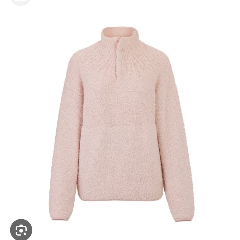SKIMS Pink Cozy Knit Pullover
